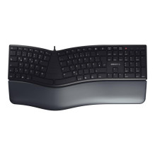 Klaviatūra - Cherry KC 4500 ERGO USB QWERTZ, Reguliuojamas Aukštis, Multimedijos Funkcijos, Juoda