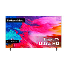 „KrügerMatz KM0255UHD-V3“ 139 cm (55") UHD išmanusis televizorius su „Wi-Fi“ ir juodas „KrügerMatz KM0255UHD-V3“ 139 cm (55") UHD išmanusis televizorius su „Wi-Fi“ ir juodas