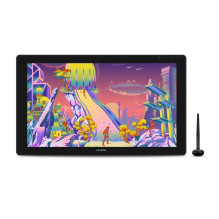 HUION Kamvas 24 Plus grafinė planšetė 5080 lpi 526,85 x 296,35 mm USB-C juoda HUION Kamvas 24 Plus grafinė planšetė 5080 lpi 526,85 x 296,35 mm USB-C juoda
