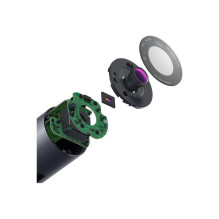 Webcam - Dell UltraSharp WB7022 4K HDR, AI Auto-Framing, Triukšmo Mažinimas, Juoda