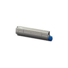 Toner Cartridge - Oki C 822 Juodas Tonerio Kasetė, Išeiga Iki 7,000 Puslapių, Juodas