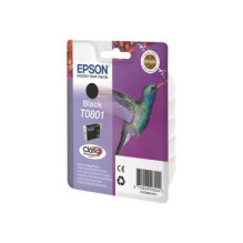 Kasetė - Epson T0801 Originali Juoda Rašalo Kasetė, 13ml, Juoda