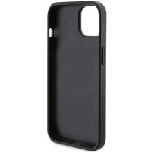 Guess 4G Triangle Metal Logo Case for iPhone 14 / 15 / 13 - Black