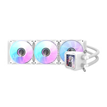 Aušinimo Sistema - Darkflash DV360S 360mm, 3x 120mm PWM Ventiliatoriai, ARGB, IPS LCD Ekranas, Baltas Aušinimo Sistema - Darkflash DV360S 360mm, 3x 120mm PWM Ventiliatoriai, ARGB, IPS LCD Ekranas, Baltas