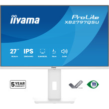 IIYAMA ProLite XB2797QSU-W1 27-Colių 1440p HDMI DisplayPort Integruoti Garsiakalbiai Balta