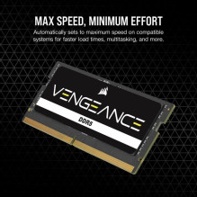 RAM Module - Corsair Vengeance DDR5 32GB 5600MHz SO-DIMM ECC Memory Black RAM Module - Corsair Vengeance DDR5 32GB 5600MHz SO-DIMM ECC Memory Black