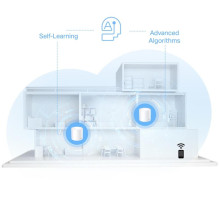 Network Equipment - TP-Link Deco X1500 Wi-Fi 6 Mesh Access Point, 1.5 Gbps, 5,000 Sq Ft Coverage, White (3 pcs.)
