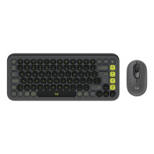 KEYBOARD +MOUSE COMBO POP ICON / GR / GREEN 920-013140 LOGITECH
