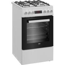 Beko FSE52323DWD cooker Freestanding cooker Electric Gas White Beko FSE52323DWD cooker Freestanding cooker Electric Gas White