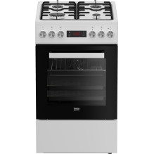 Beko FSE52323DWD viryklė Laisvai pastatoma viryklė Elektrinė dujinė balta