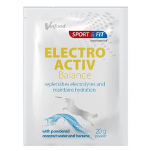 VETFOOD Electroactiv Balance bananų skonio papildai šunims ir katėms - 20 g