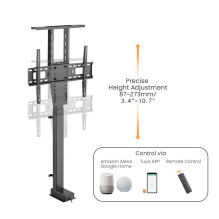 Maclean MC-866T Smart Motorized Electric TV Lift TUYA Mobile App Floor Mount Bracket Alexa Google Home 37''-80'' 60kg Ca Maclean MC-866T Smart Motorized Electric TV Lift TUYA Mobile App Floor Mount Bracket Alexa Google Home 37''-80'' 60kg Ca