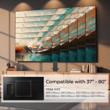 Maclean MC-866T Smart Motorized Electric TV Lift TUYA Mobile App Floor Mount Bracket Alexa Google Home 37''-80'' 60kg Ca Maclean MC-866T Smart Motorized Electric TV Lift TUYA Mobile App Floor Mount Bracket Alexa Google Home 37''-80'' 60kg Ca