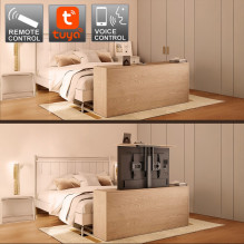 Maclean MC-866T Smart Motorized Electric TV Lift TUYA Mobile App Floor Mount Bracket Alexa Google Home 37''-80'' 60kg Ca Maclean MC-866T Smart Motorized Electric TV Lift TUYA Mobile App Floor Mount Bracket Alexa Google Home 37''-80'' 60kg Ca