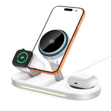 Tech-Protect A51 MagSafe 3-in-1 25W QI2.2 Wireless Charger - White