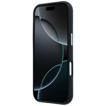 „Mercedes“ odinis pusiau apvyniojamas „Iconic Line MagSafe“ dėklas, skirtas „iPhone 17 Pro“ – juodas