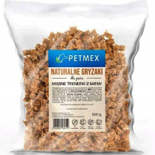 PETMEX stirnos mėsos skanėstai šunims - 500 g