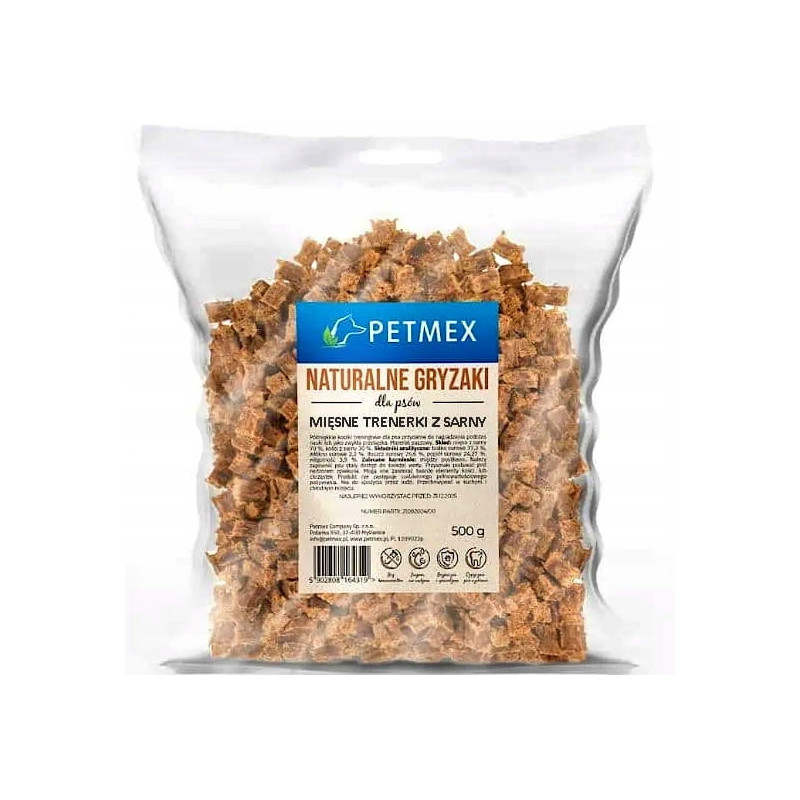 PETMEX stirnos mėsos skanėstai šunims - 500 g