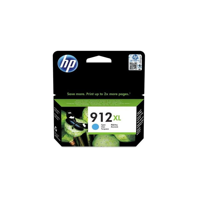 HP 912XL High Yield Cyan Ink