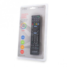 Savio RC-08 universalus nuotolinio valdymo pultas, skirtas „Sony“ televizoriams, juodas