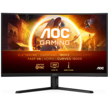 Monitor AOC CQ32G4VE 31.5" QHD HDMIx2 DP 180Hz Black Monitor AOC CQ32G4VE 31.5" QHD HDMIx2 DP 180Hz Black