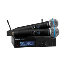Garso Įranga - Shure SLXD24D+E / B58 Dual Digital Wireless Microphone System 470-606 MHz Black Garso Įranga - Shure SLXD24D+E / B58 Dual Digital Wireless Microphone System 470-606 MHz Black