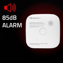 Dūmų detektorius - Qoltec 52579 Bevielis Dūmų Jutiklis Wi-Fi 10 Metų Jutiklio Gyvenimas 85dB Signalas Baltas Dūmų detektorius - Qoltec 52579 Bevielis Dūmų Jutiklis Wi-Fi 10 Metų Jutiklio Gyvenimas 85dB Signalas Baltas