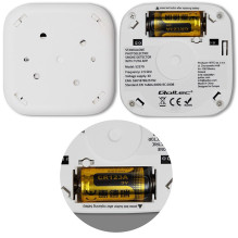 Dūmų detektorius - Qoltec 52579 Bevielis Dūmų Jutiklis Wi-Fi 10 Metų Jutiklio Gyvenimas 85dB Signalas Baltas Dūmų detektorius - Qoltec 52579 Bevielis Dūmų Jutiklis Wi-Fi 10 Metų Jutiklio Gyvenimas 85dB Signalas Baltas
