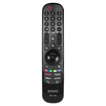 Remote Control - SAVIO RC-24 Universal Remote Control for LG TV, 10m Range Remote Control - SAVIO RC-24 Universal Remote Control for LG TV, 10m Range