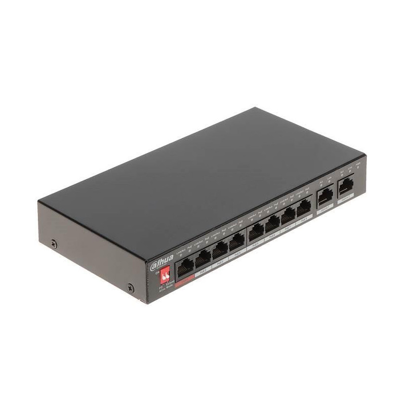 Dahua Technology PoE PFS3010-8ET-96-V2 network switch Unmanaged Gigabit Ethernet (10 / 100 / 1000) Power over Ethernet (