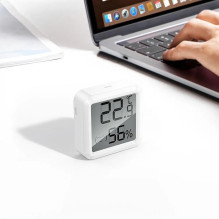 Hoco HX40 2in1 measuring room temperature and humidity (Weather station) White