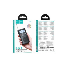 Hoco HI51 3in1 model with FM / AM radio / Bluetooth 5.3 / MP3 playback from a TF card