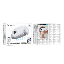 Hoco HP54 Eye massager 5-modes / 42-45°C warm compress functio / BT / 1000mAh White