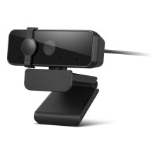 Webcam - Lenovo Essential FHD Gen2 Webcam 1920 x 1080 Pikselių USB 2.0 Juoda