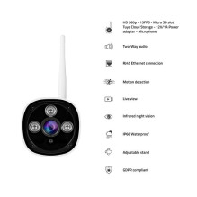 Hombli Pro Smart Outdoor Camera White Hombli Pro Smart Outdoor Camera White