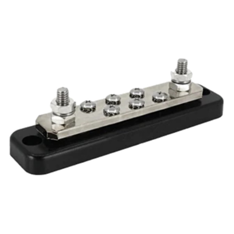 Busbar 250A 2P, 6 śrub + osłona, DC M8 , Victron