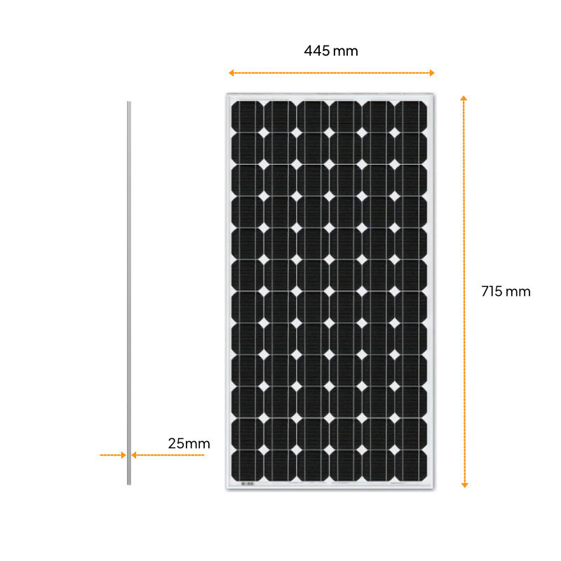 Panel słoneczny 55W Monokrystaliczny