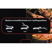 Elektrinis Kontaktinis Grilis - Braun MultiGrill 9 Pro CG9167 Elektrinis Kontaktinis Grilis 851 cm², Iki 8 Asmenų, Juoda