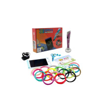 iLike Melt 3D Pen Kit Box Complete Set For 3D Printing Pen, 3D PEN-7-1 Set with Stencils 5m x 20 Colors Green iLike Melt 3D Pen Kit Box Complete Set For 3D Printing Pen, 3D PEN-7-1 Set with Stencils 5m x 20 Colors Green