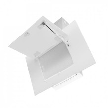 Hood - Okap AKPO WK-4 NERO 2.0 50 BIAŁY T300 Liniowy LED / Siłownik