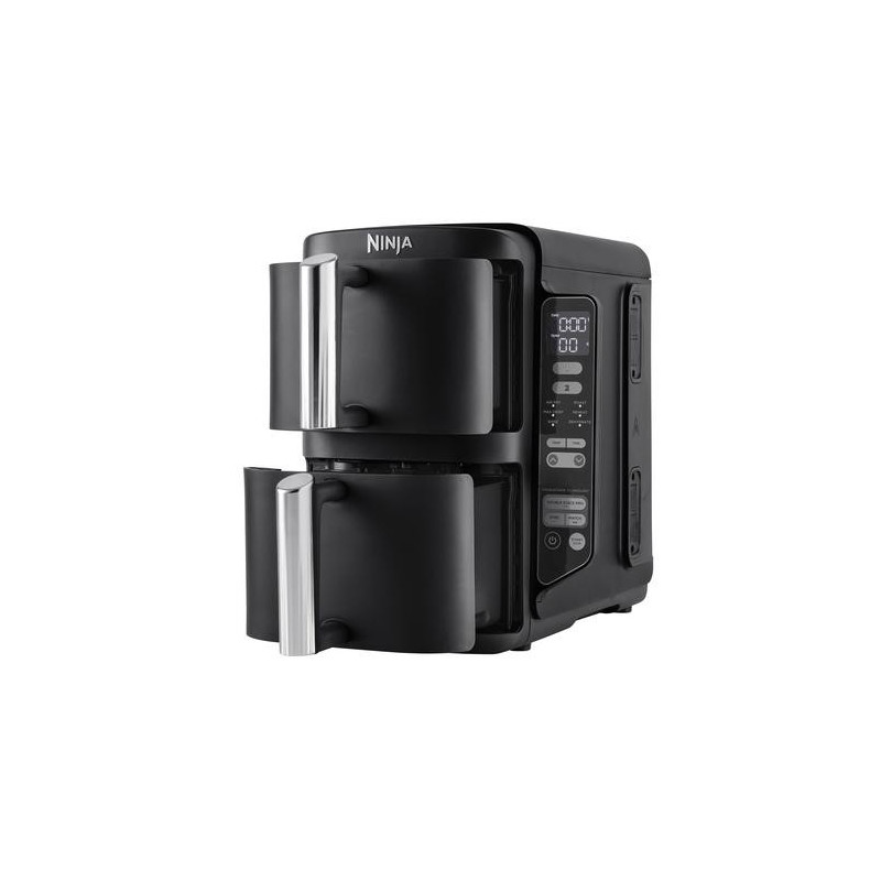 Ninja SL300EU fryer Double 7.6 L Stand-alone 2470 W Low fat fryer Black (Atv. iepak.)