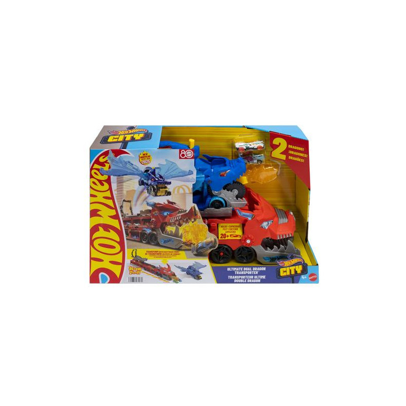 Mattel - Hot Wheels City Ultimate Dual Dragon Transporter JBM72