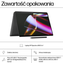 HP Spectre x360 16-aa0233nw Ultra 7 155H 16" 2.8K Touch OLED 120Hz AG 16GB DDR5 6400 SSD1TB RTX 4050_6GB Cam 9MP 83
