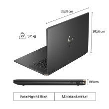 HP Spectre x360 16-aa0233nw Ultra 7 155H 16" 2.8K Touch OLED 120Hz AG 16GB DDR5 6400 SSD1TB RTX 4050_6GB Cam 9MP 83