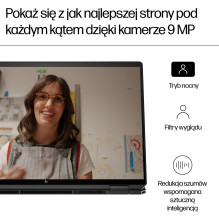 HP Spectre x360 16-aa0233nw Ultra 7 155H 16" 2.8K Touch OLED 120Hz AG 16GB DDR5 6400 SSD1TB RTX 4050_6GB Cam 9MP 83