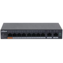 Switch, DAHUA, CS4010-8GT-60, Switch type Managed, Switch layer L2, Form factor Desktop / Wall-Mounting, 10xRJ-45 ports,