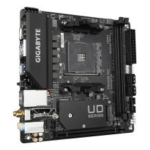 Gigabyte A520I AC Motherboard - Supports AMD Ryzen 5000 Series AM4 CPUs, 6 Phases Digital VRM, up to 5300MHz DDR4 (OC), 