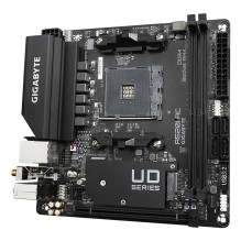 Gigabyte A520I AC Motherboard - Supports AMD Ryzen 5000 Series AM4 CPUs, 6 Phases Digital VRM, up to 5300MHz DDR4 (OC), 