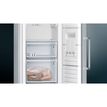 Siemens iQ300 GS36NVIEP šaldiklis Šaldiklis su vertikaliu pastatomis, laisvai pastatomi, 242 l, nerūdijantis plienas