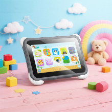 Tablet for kids 7,0" 4GB / 32GB Hoco HD Wi-Fi Android 12 A16 gray